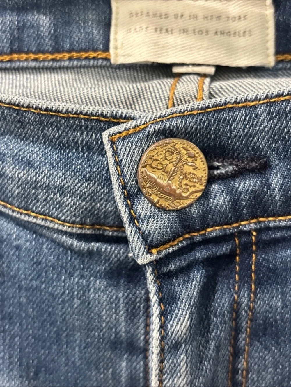 McGuire Women’s Majorelle Flare Jeans Size 26 Medium Wash Mid Rise Bell Bottom